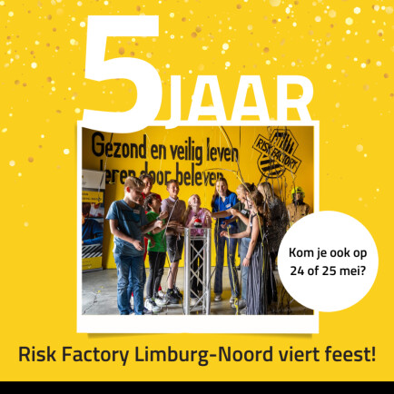 Risk Factory Limburg-Noord bestaat 5 jaar en viert feest!